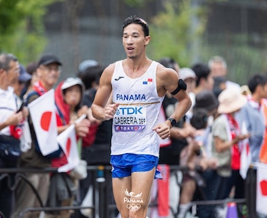 Panameño Yassir Cabrera termina 33 en su prueba del Mundial de Atletismo Tokio 2025
