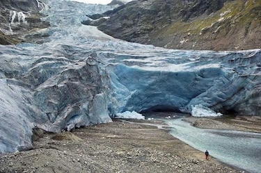 Con fotografías muestran derretimiento de glaciares