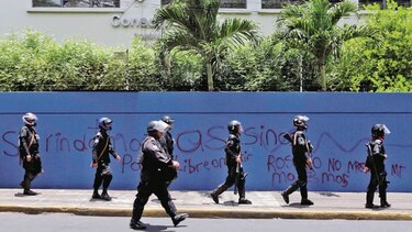 Antimotines impiden marcha en Nicaragua