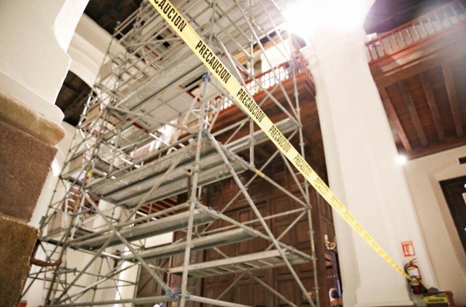 Realizan reparaciones a la Catedral 10 meses después de su inauguración