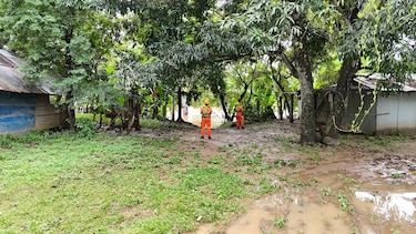 Evacúan a 32 familias en Barú por inundaciones tras influencia del huracán Melissa