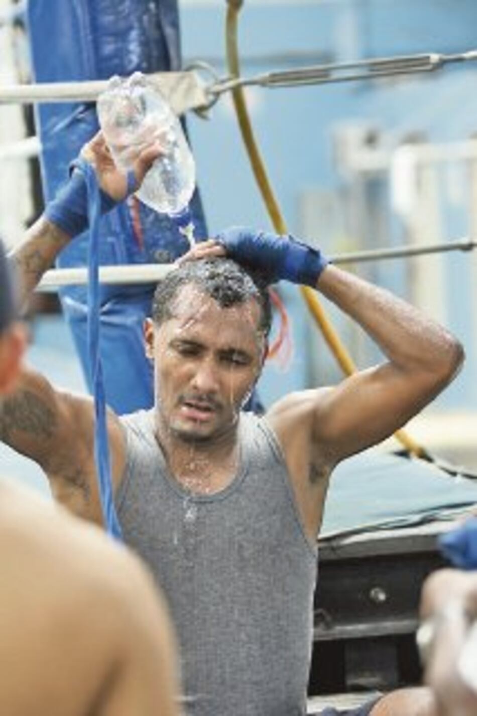 Practican boxeadores