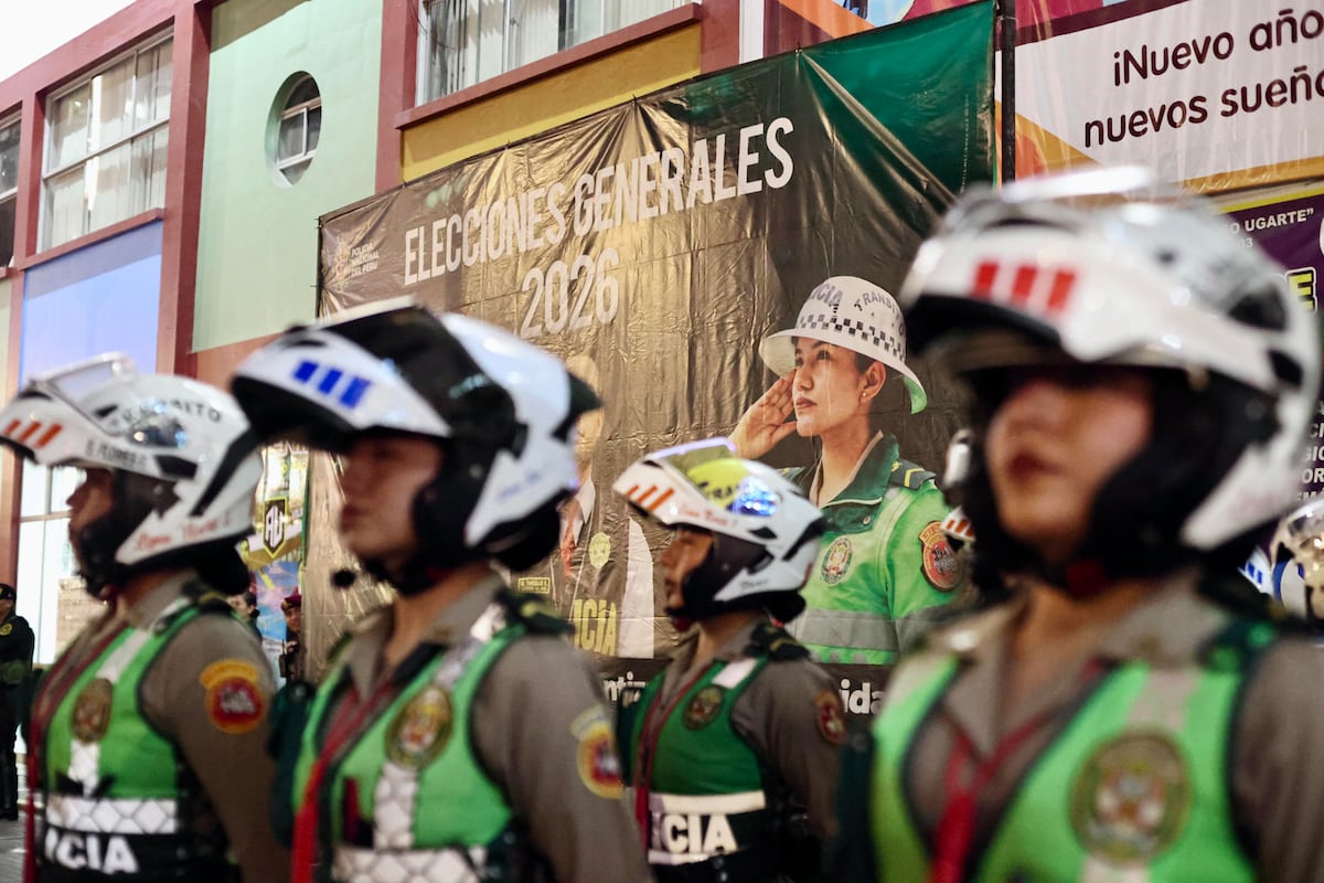 Perú despliega a 61,000 policías y 45,000 militares para resguardar elecciones generales