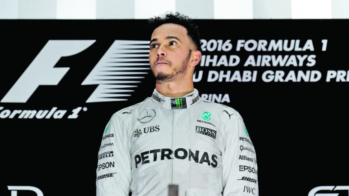El británico Lewis Hamilton vio cortada su racha de dos títulos consecutivos.