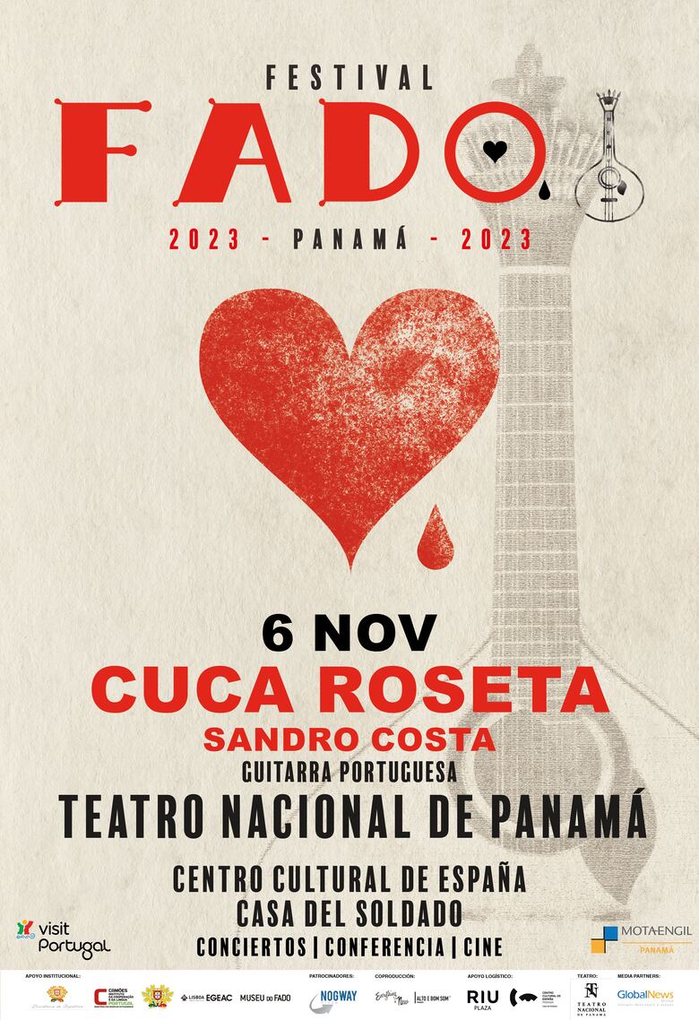 En noviembre, la sexta edición del Festival Fado en Panamá