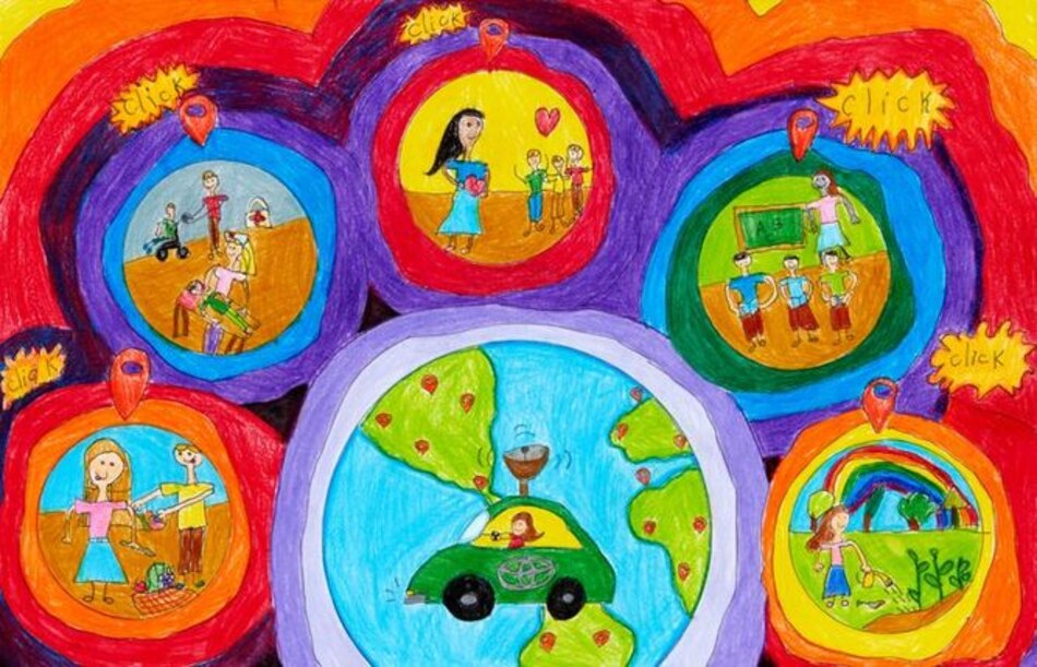 Niña veragüense triunfa en concurso de dibujo; compitió con 830 mil participantes