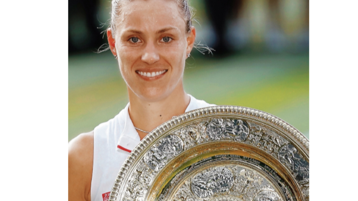 Kerber agua la fiesta de Serena en Wimbledon