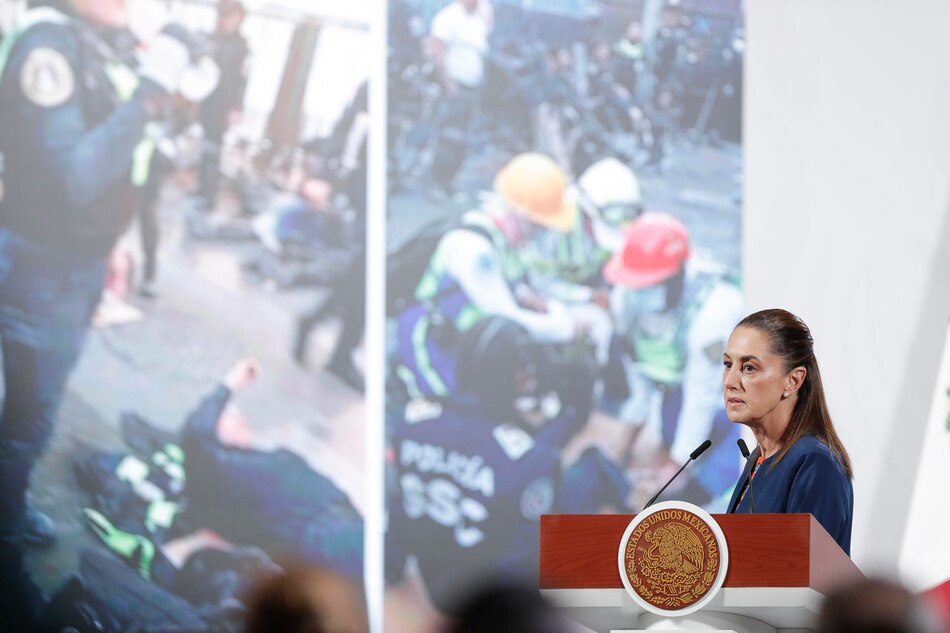 Fiscalía detiene a 18 personas por actos violentos en marcha de la ‘Generación Z’ en México