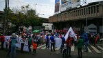 Grupos sindicales marchan para conmemorar el Día del Trabajador