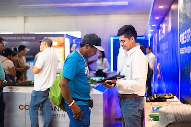 Más de 5,000 personas visitan el simulador de Cobre Panamá en la Feria de David