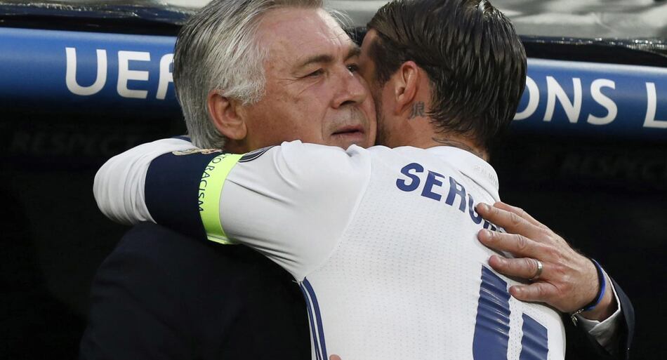 Ancelotti recibirá a Sergio Ramos como una leyenda