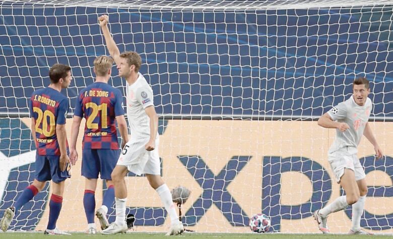 Bayern saca de jugada a Messi y Barcelona