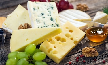 El queso en diferentes platillos