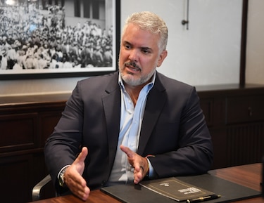 Iván Duque: ‘Aquí lo que hay que negociar es la salida de Nicolás Maduro’
