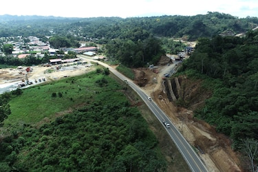 Carretera Yaviza-Pinogana tiene 62% de avance y estará lista en diciembre