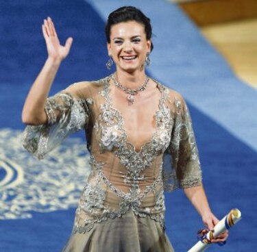 Yelena Isinbayeva deslumbró a todos