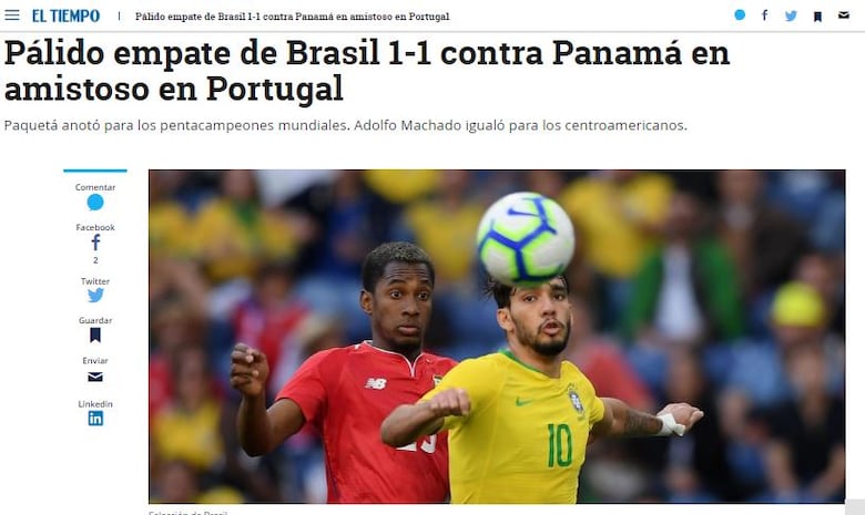 Reacciones: Selección panameña hace lucir mal a la poderosa Brasil