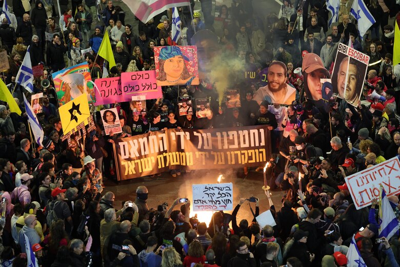 Protestas en todo Israel exigen un acuerdo en Gaza que permita liberar rehenes