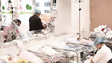 Salas de pediatría del Hospital del Niño, a máxima capacidad