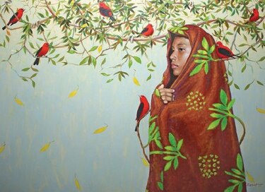 Pinturas que evocan recuerdos y enseñanzas