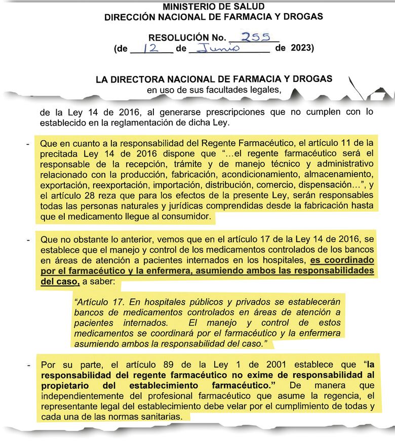 Director médico de la CSS pide reconsiderar sanción impuesta por manejo del fentanilo