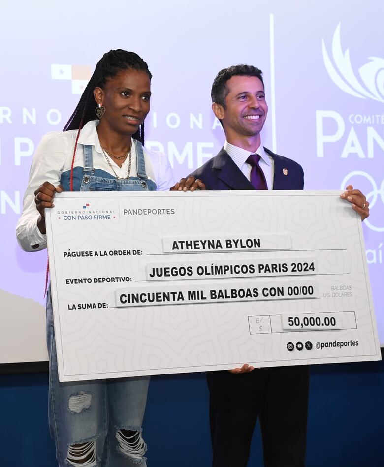 Atheyna Bylon y otros atletas olímpicos reciben incentivos por su desempeño en los Juegos Olímpicos de París 2024