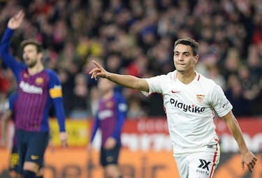 Sevilla supera 2-0 al Barcelona y toma ventaja en la Copa del Rey