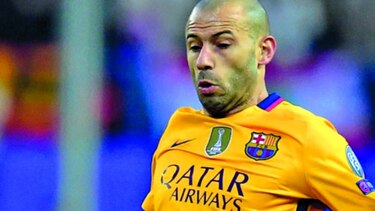 Mascherano le dice adiós a Barcelona