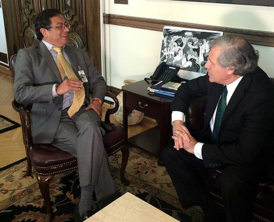Gustavo Petro pide a la OEA mayor vigilancia electoral en Colombia