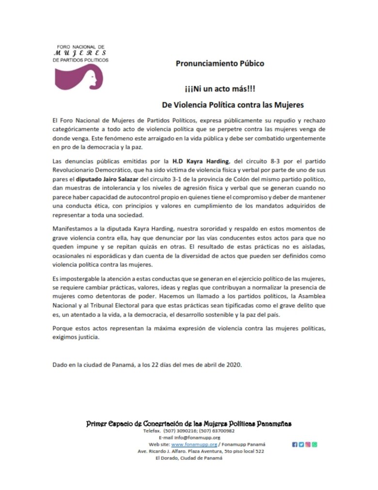 Diputada Kayra Harding denuncia que ella y Mariano López fueron agredidos por su colega Jairo ‘Bolota’ Salazar