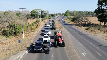 Productores santeños protestan para exigirle al presidente Cortizo que no sancione la ley que elimina la Aupsa