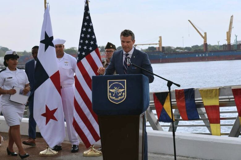 Hegseth dice que Estados Unidos no permitirá que China ponga en ‘peligro la operación del Canal’