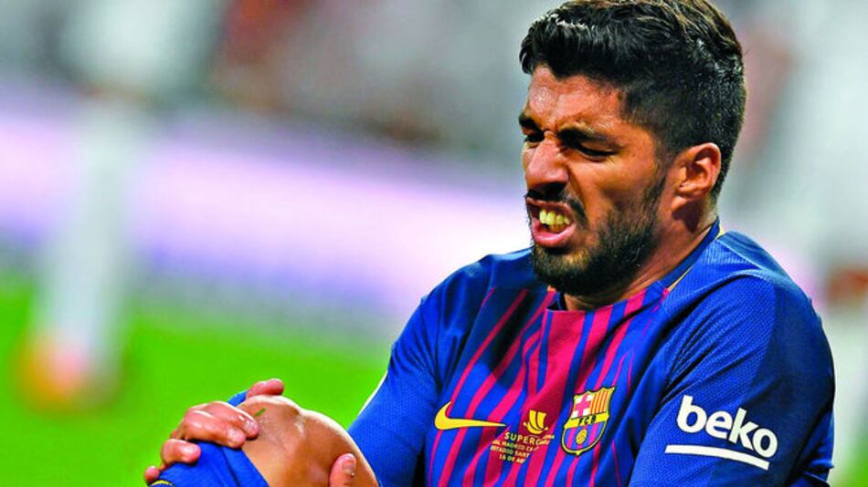 Suárez está en duda para este jueves contra Argentina