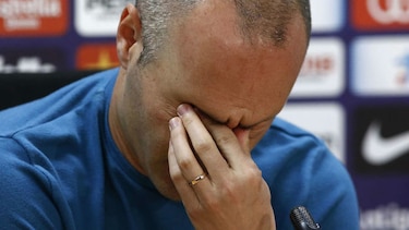 Andrés Iniesta confirma que es su 'última temporada' en el Barcelona