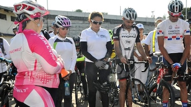 Ciclistas del país elevaron sus voces y recuerdan a Mónica Licona