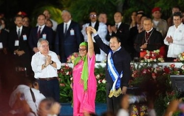 Daniel Ortega y Rosario Murillo asumen el poder en Nicaragua