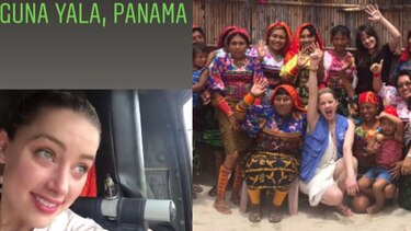 Amber Heard, protagonista de 'Aquaman', comparte fotos de su gira a Guna Yala