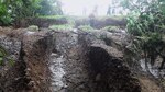 Colapsa el 50% del muro de contención de la represa La Laja
