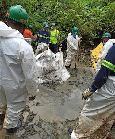 Una falla en la soldadura de una tubería provocó el derrame en la mina: MiAmbiente