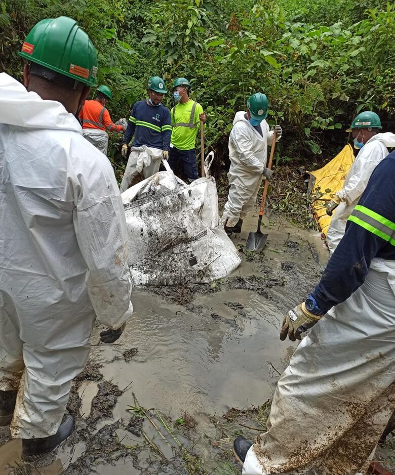 Una falla en la soldadura de una tubería provocó el derrame en la mina: MiAmbiente