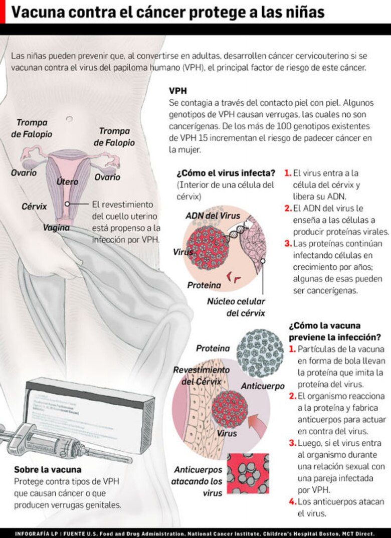 El Minsa, que ofrece vacunas contra el VPH a niñas de 10 años desde 2008, vacunará a varones desde 2016.