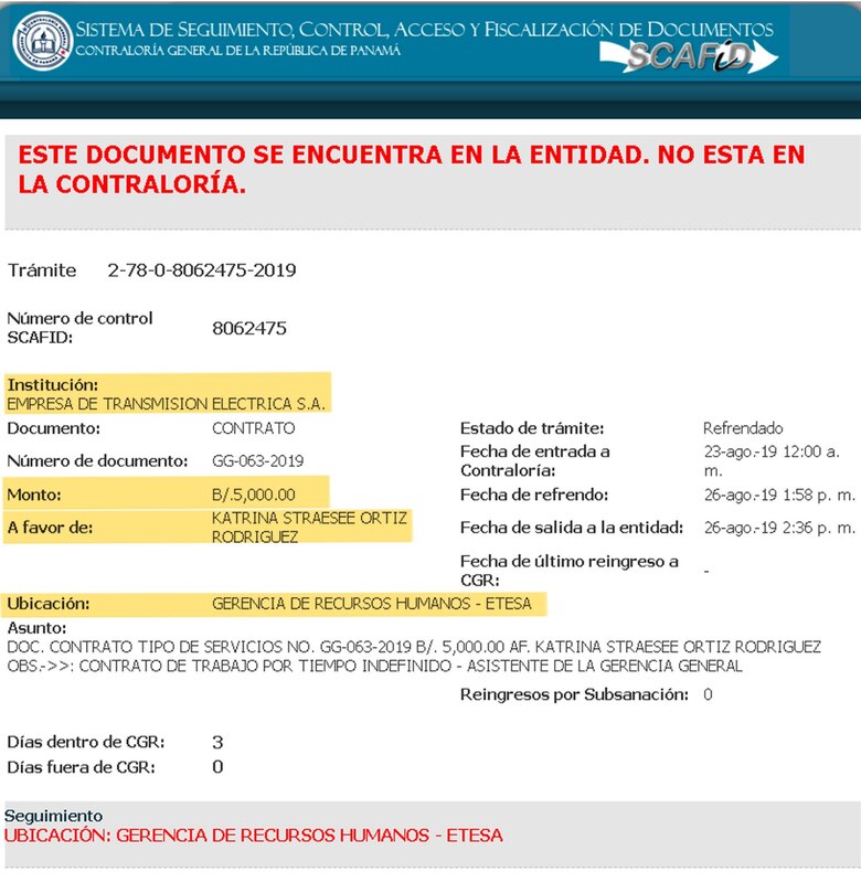 La conexión de Etesa con la esposa del diputado Benicio Robinson