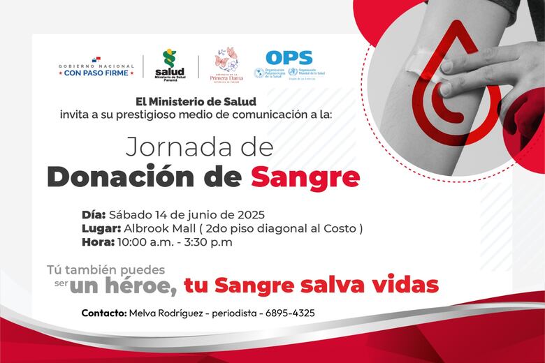 Solo el 13% dona sangre voluntariamente en Panamá: autoridades buscan revertir esta realidad
