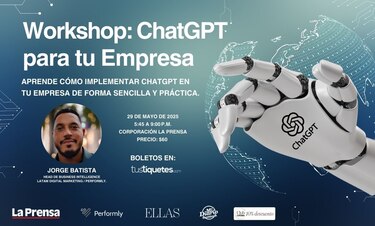 La inteligencia artificial entra en acción: llega el “Workshop ChatGPT para tu empresa”