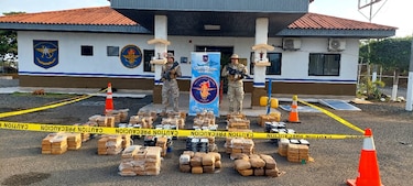 Senan decomisa una tonelada de cocaína en Punta Mala y el Golfo de Parita