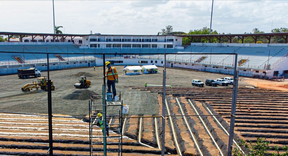 La remodelación del estadio Rico Cedeño de Chitré estará lista el 15 de septiembre