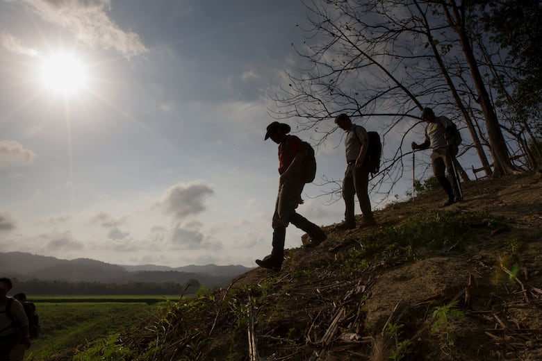 El Castillo de San Lorenzo y el poblado de Chagres
