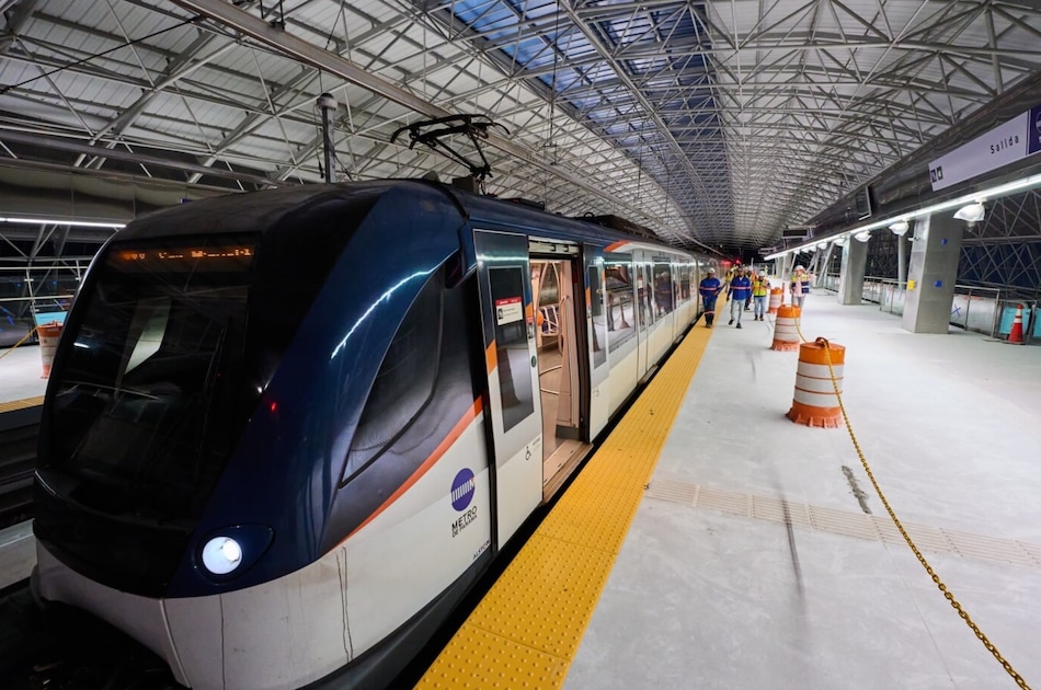 Comienzan pruebas de trenes en la nueva extensión de la línea 1 del Metro hacia Villa Zaíta