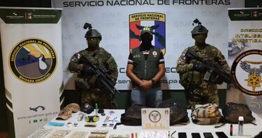 El Senafront aprehende a dos personas vinculadas a un grupo que asaltaba a los migrantes en Darién