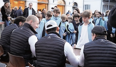 Un corazón panameño sobre el hielo suizo